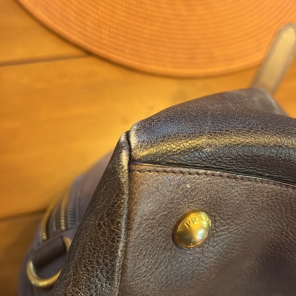 Prada Glacé Zippers Satchel - Picture 6 of 11